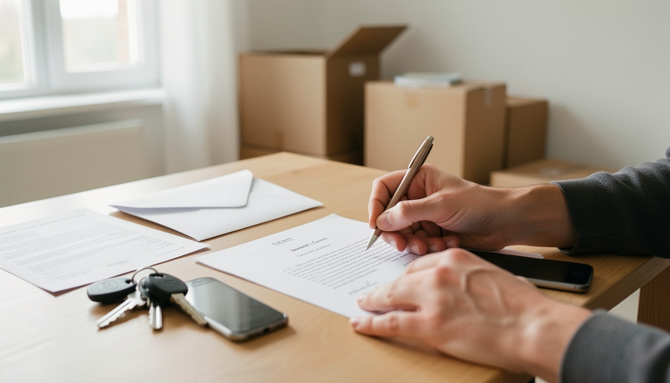 Lettre de préavis pour quitter un logement en location